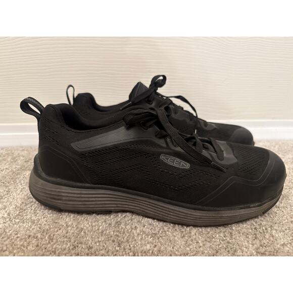 Keen Men's Black Sparta 2 Steel Toe Utility Work Sneaker, sz 13EE - Picture 1 of 9